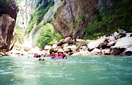 Nage en rivière dans le Verdon