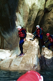 Saut dans le Verdon